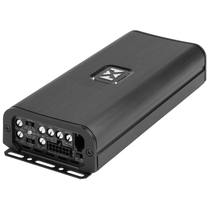 VADM5 v2 (VADM5v2) 1500W Peak (750W RMS) V-Series Micro Full-Range Class D Compact 5-Channel Amplifier with Remote Bass Knob (Marine Certified)