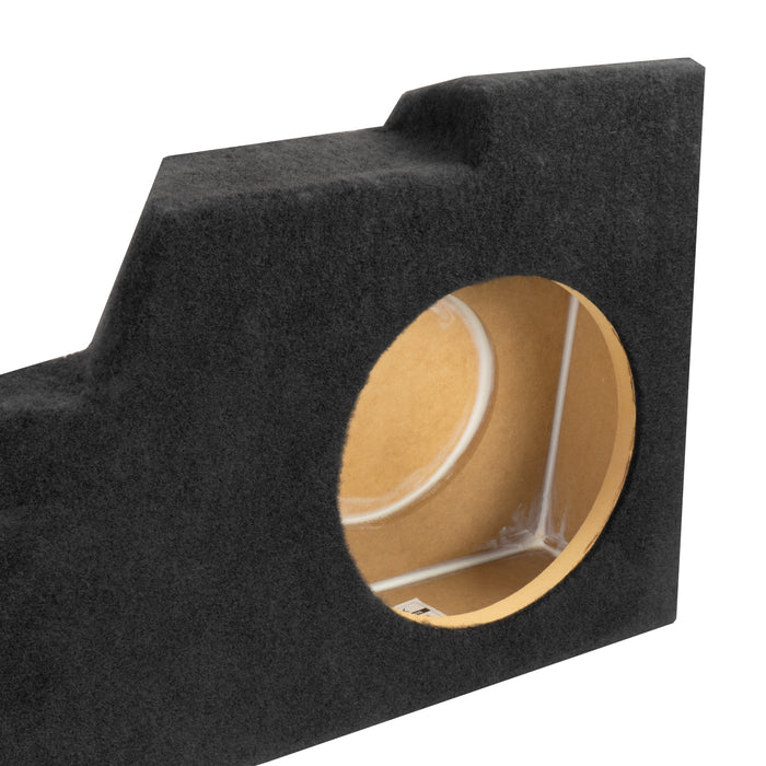 Custom Fit Dual 12" Sealed Up Firing Empty Subwoofer Enclosure for 2014-2018 Chevrolet Silverado and GMC Sierra Double Cab Trucks | VE-GM-SLVDCG3-D12S