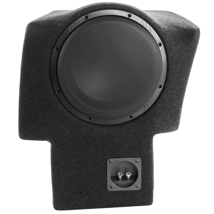 2017-2023 GMC Acadia Bass Package - Includes 10" 500W RMS Subwoofer, Custom Enclosure, Monoblock Amplifier, Line Out Converter and Complete Wiring Kit (PBK-GMCACA-G2)