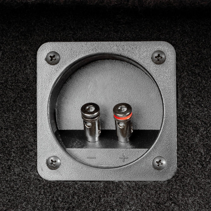 LVE-FRD-150CCG12-D10S Custom Fit 700W RMS Dual 10" Sealed Loaded Down Firing Subwoofer Enclosure for 2009-2018 Ford F-150 Super Crew Cab Trucks