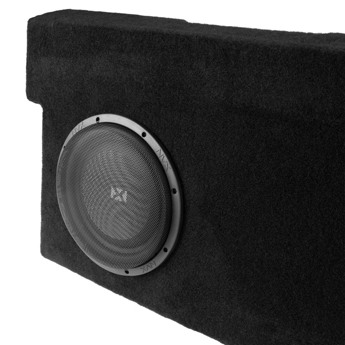 LVE-TOY-TUNCCG2-D10S Custom Fit 700W RMS Dual 10" Sealed Loaded Subwoofer Enclosure for 2014-2021 Toyota Tundra Crew Max Trucks