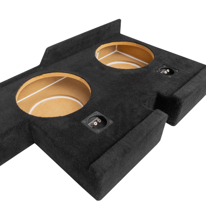 LVE-TOY-TUNDCG2-D10S Custom Fit 700W RMS Dual 10" Sealed Loaded Subwoofer Enclosure for 2007-2017 Tundra Double Cab Trucks