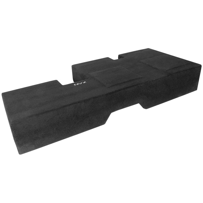 LVE-TOY-TUNDCG2-D12S Custom Fit 800W RMS Dual 12" Sealed Loaded Subwoofer Enclosure for 2007-2017 Tundra Double Cab Trucks