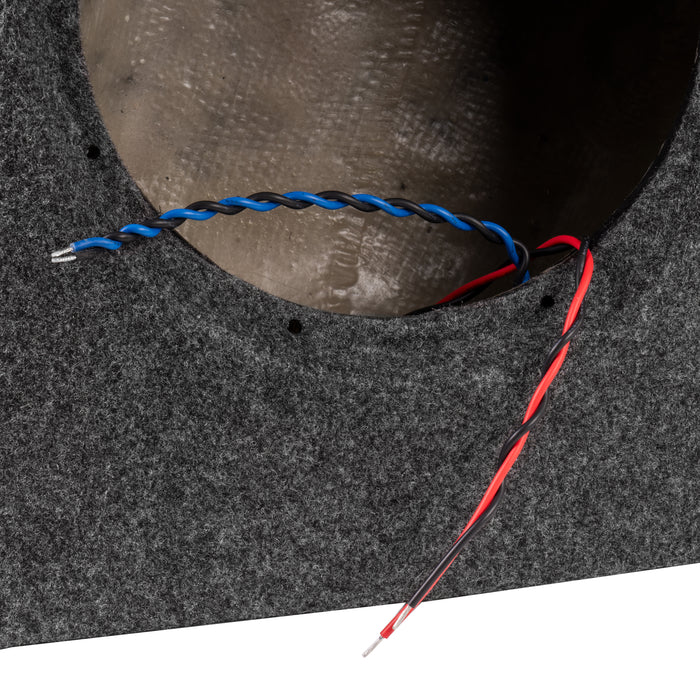 UBE-TOY-COR-G11 Custom Fit 10” Empty Sealed BOOST Subwoofer Enclosure for 2014-2019 Toyota Corolla