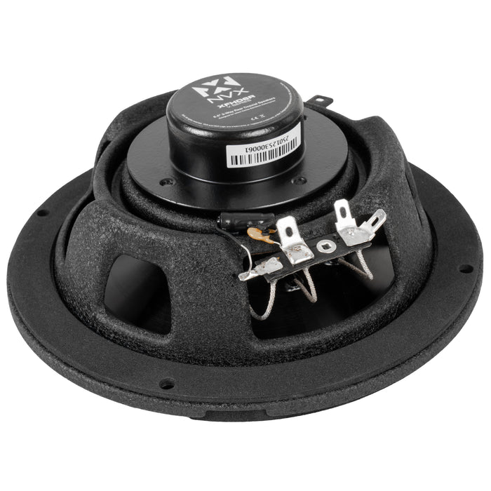 XFHD6R 600W Peak (300W RMS) 6.5" XF-Series 2-Ohm Rear Tour-Pak Speakers for Select 2014-up Harley-Davidson Touring Model Motorcycles