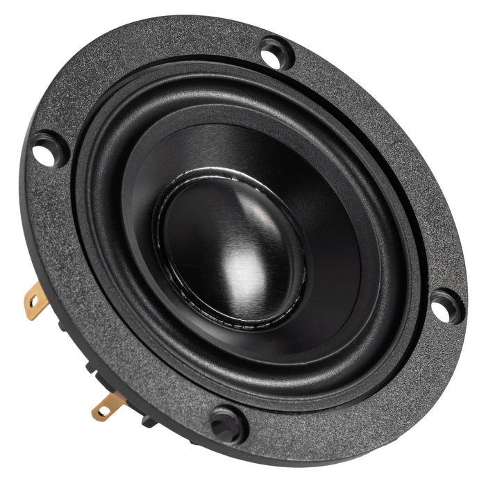 XQS2 200W Peak (100W RMS) 2.5" X-Series NEO Midrange Speakers with adapters for select GM, Mopar, Toyota, Subaru and Mercedes vehicles