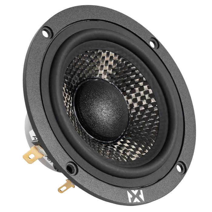 XQS3v2 200W Peak (100W RMS) 3.5" X-Series v2 NEO Midrange Speakers with Carbon Fiber Cones